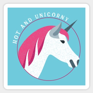 Hot and Unicorny Sticker